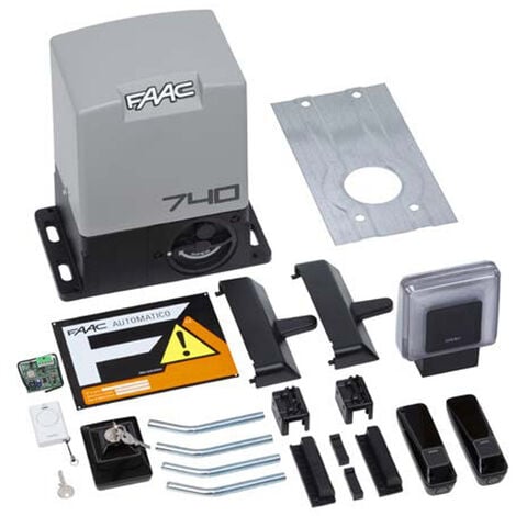 FAAC 740 DELTA 2 KIT 1056303445 Automatisme de portail coulissant 500kg 230v