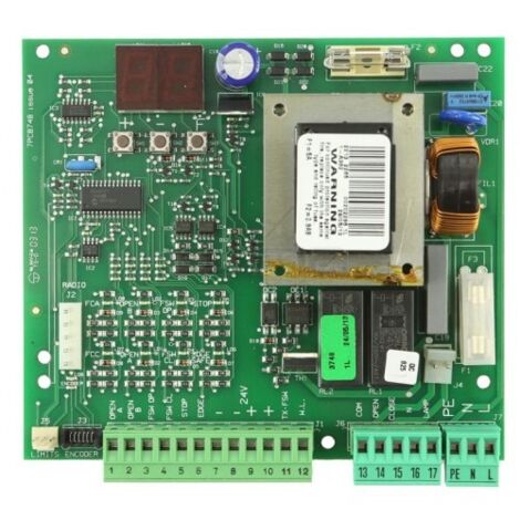 Carte électronique pour motoréducteurs de portails coulissants 230V – Compatible modèles FAAC 740 et 741 – Gestion avancée des fonctionnalités - Ja382