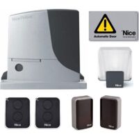 Nice – Kit de motorisation de portail – RB600BDKCE – Coulissant jusqu'à 600 kg – 24 V avec technologie bidirectionnelle – Unité de commande intégrée