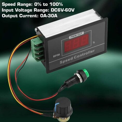 Controlador De Velocidad V V Dc Motor Gobernador V V V