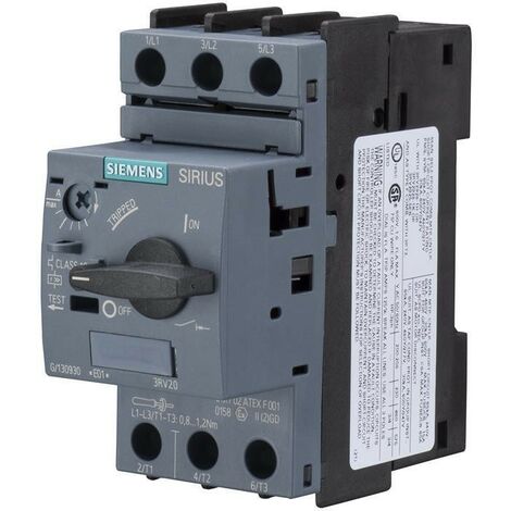 Siemens Sirius interrupteur de protection de moteur pour série S0 17-22A 3RV20214CA10 (1/4)