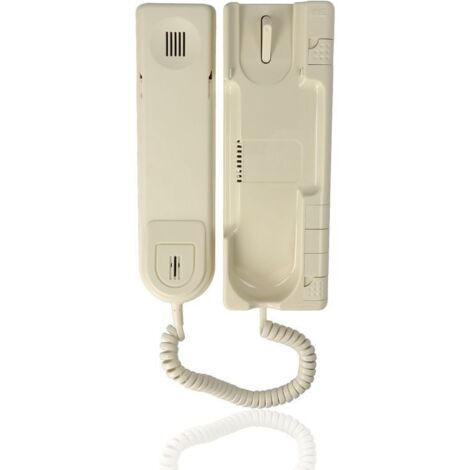 Kit Audio URMET 1130/65 – Poste Standard Blanc Pour 5 Sonneries – Avec Pédale D’interphone