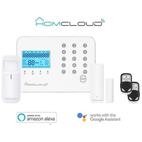 Homcloud Kit d'alarme 10P WI-FI + GSM Smart (1/5)