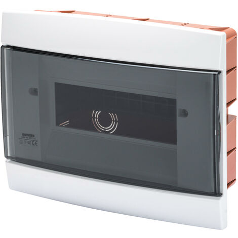 Gewiss GW-40225TB Tableau de distribution encastré blanc laiteux 8M