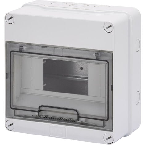 Gewiss GW-40003 Tableau de distribution mural 8M IP55 pour boîtier de bornier