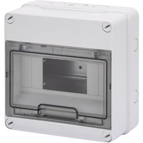 Gewiss GW-40003 Tableau de distribution mural 8M IP55 pour boîtier de bornier