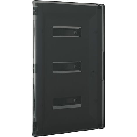 BTicino F315P36D3 Linea Space Tableau de distribution encastré Fumée 3x12 Modules IP40