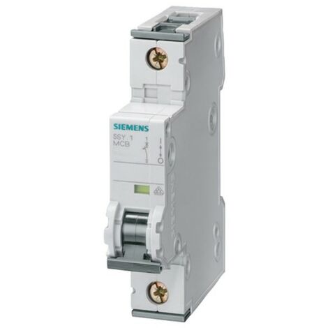 Siemens Disjoncteur Automatique 25A 1P+N 4.5KA 1M 5SY3025-7 (1/4)