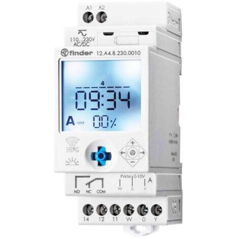 Horloge astronomique hebdomadaire NFC 16A Finder 12.A4.8.230.0010 (1/2)