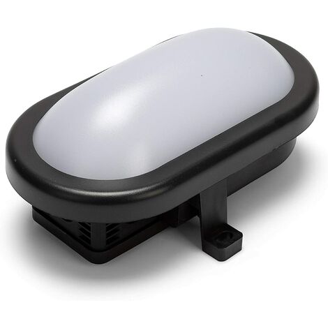 Applique LED noire 5,5W IP54 Connecteur rapide 450 lm 4000K VELAMP TARTARUGA (1/4)