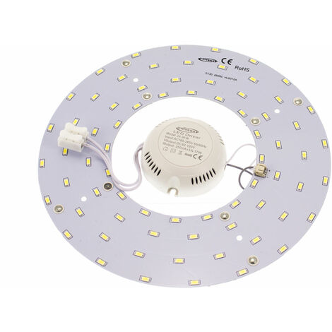 Disque circulaire LED avec aimant 32W 3400 Lm 120° Univers 6500k ...
