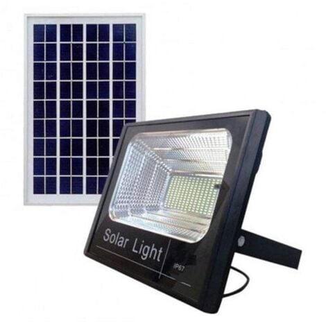 200W Smd IP67 Projecteur solaire à Led avec détecteur crépusculaire et télécommande