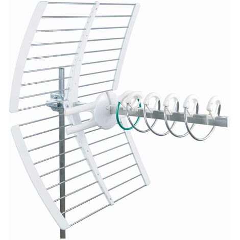 Antenne active hélicoïdale UHF – Gain élevé, connecteur F – Filtre 5G et 4G – Montage facile sans outils – Fracarro - PRO 700 C