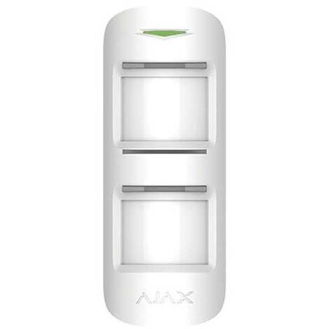 Ajax – Détecteur de mouvement sans fil extérieur – Portée 12m – Angle d'inclinaison réglable – Installation facile sur mur