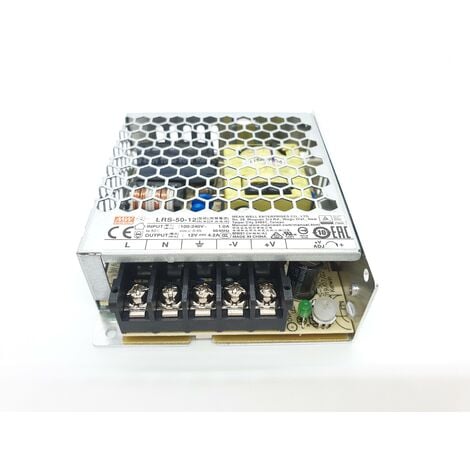 Alimentation à découpage 50,4 W 12 Vdc 4,2 A sortie unique LRS-50-12 MEANWELL