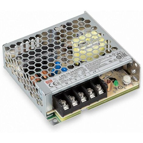 Alimentation à découpage 75W 24Vdc 3.2A sortie unique LRS-75-24 MEANWELL