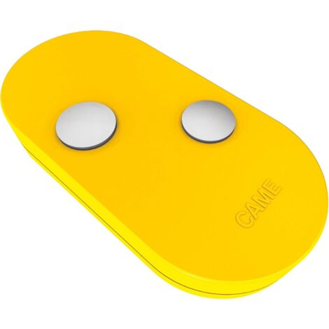 Came – Télécommande de portail à code roulant 2 canaux double fréquence – Émetteur mural programmable – Fréquences 433,92 MHz et 868,35 MHz - TOPD2RPS