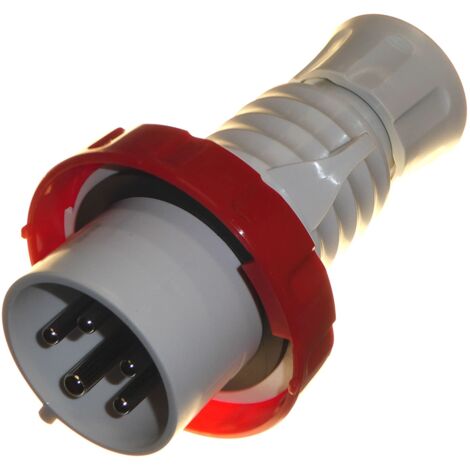 Prise mobile Gewiss 3P+T+N 32A IP67 rouge 380V GW60042H