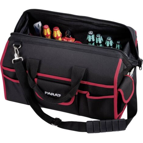Sac à outils pour 33 outils – Compartiment principal spacieux – 8 poches coulissantes – Transport facile avec bandoulière – Parat