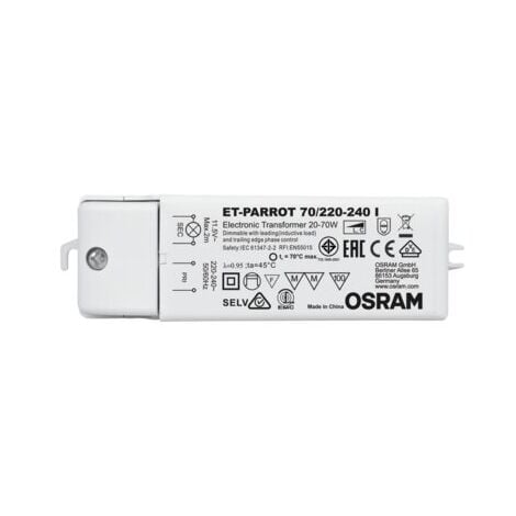 Ballast électronique pour lampes halogènes ET-PARROT 70/220-240 I Osram