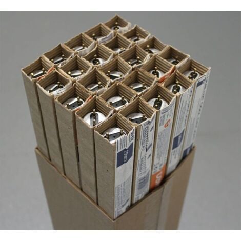 Lot de 25 lampes fluorescentes 36W Blanc froid 4000K 120cm Osram Lumilux