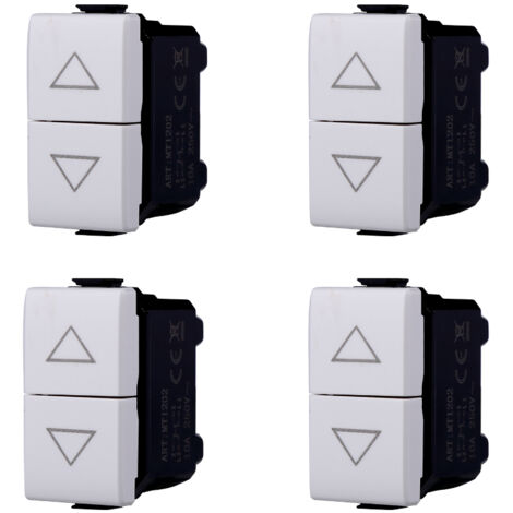 Gloca Set Mit 2 TV-Steckern – Männlich, Pass-through, Kompatibel Mit Matix-Serie, Weiß, 50x50x70 Mm