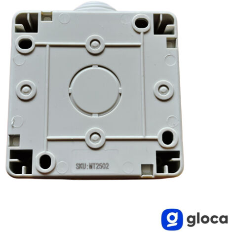 Set De 3 Boîtiers Encastrables Gloca – IP40, 8x8x6 Cm, Pour Intérieur, Compatible Série Matix