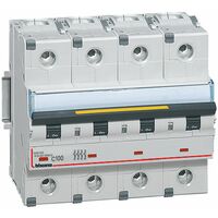 Bticino interrupteur magnétothermique-4P C 100 A 16kA 6 modules FT84C100