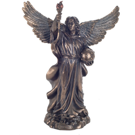 Signes Grimalt Figura Bronce Figuras Jofiel Bronce Gris 15x23x34cm 3143