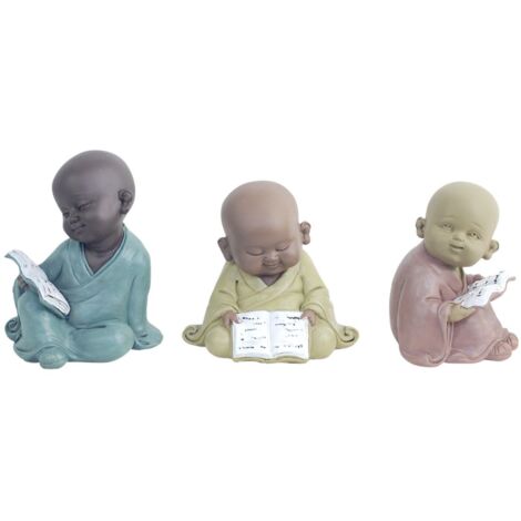 Signes Grimalt Figura De Buda Figuras Buda 3 Diferentes Set 3U Budas Multicolor 10x12x14cm 16682