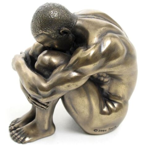 Signes Grimalt Figura Bronce Figuras Figura Desnudo Bronce Dorado 4x6x6cm 15239