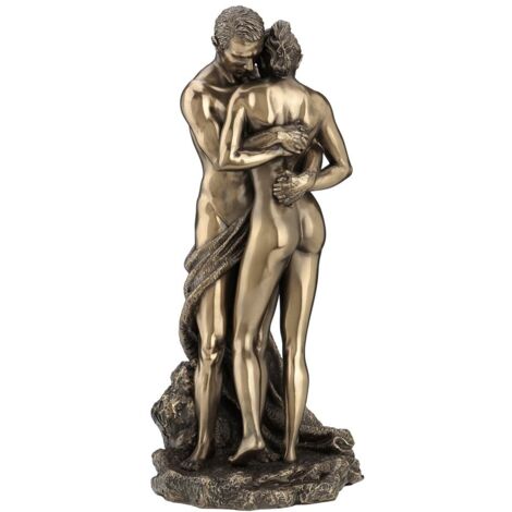Signes Grimalt Figura Bronce Figuras  Los Amantes Acabado Bronce Bronce Marrón 12x12x27cm 20809