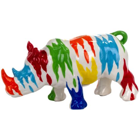 Signes Grimalt Figura De Animal Figuras Rinoceronte Hucha Animales Azul 11x28x14cm 23891