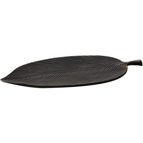 Signes Grimalt Bandeja De Decoración Decoracion Plato Decorativo Bandejas Negro 15x37x3cm 27095 (1/2)