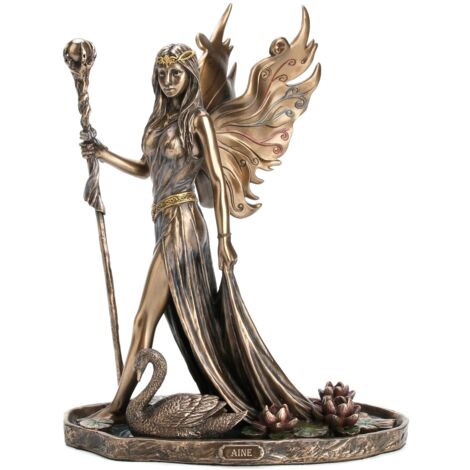 Signes Grimalt Figura De Persona Figuras Figrua Aine Reina Hadas Bronce Dorado 22x10x17cm 27340