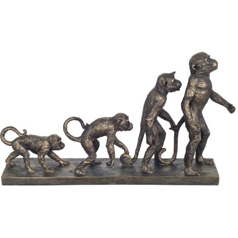 Signes Grimalt Figura De Persona Figuras Figura Evolución Del Mono Animales Negro 25x8x42cm 27434