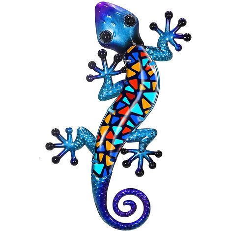 Signes Grimalt Jardín Adorno Pared  Adorno Pared Lagarto Jardin Azul 19x39x1cm 30200
