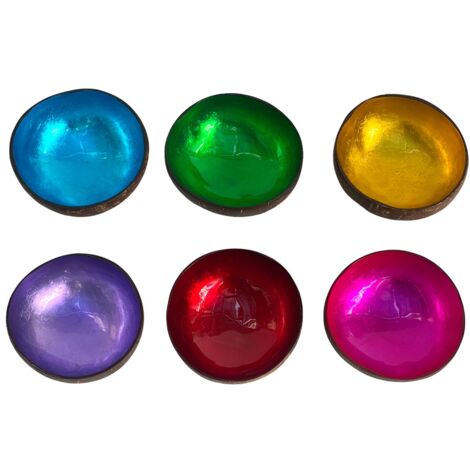 Signes Grimalt Cuenco Bol Decoracion  Bowl 6 U Bandejas Multicolor 14x14x6cm 31589