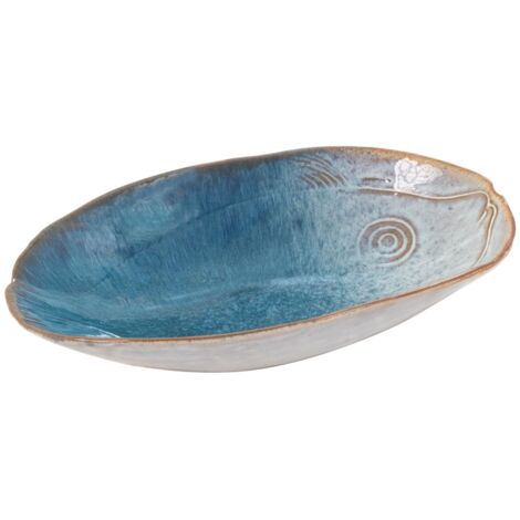 Signes Grimalt Cuenco Bol Cocina Cuenco Cajas Y Bandejas Azul 12x20x4cm 34689 (1/3)
