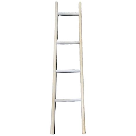 Signes Grimalt Toallero Muebles  Escalera Cuelga Toallas Mueble Auxiliar Blanco 4x34x120cm 35020