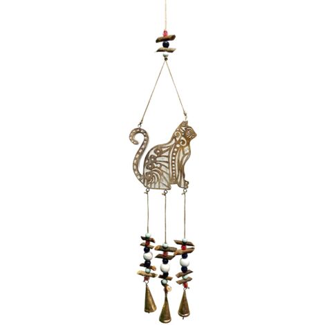 Signes Grimalt Colgante Decoracion Movil Gato Colgantes Dorado 3x17x75cm 36743