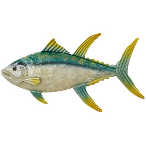 Signes Grimalt Figura Marinera 0  Adorno Pared Peces 0 Verde 7x85x34cm 35066