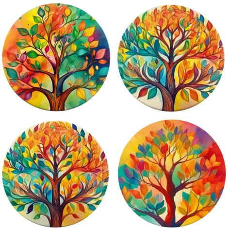 Signes Grimalt Posavasos Regalo Posavasos 4U Detalles Multicolor 11x11x1cm 37222 (1/4)