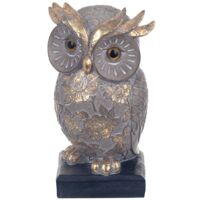 Signes Grimalt Figura De Búho Figuras Buho Buhos Dorado 10x10x19cm 24020