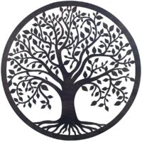 Signes Grimalt Aplique Metal Adorno Pared Adorno Árbol De La Vida Apliques Metal Marrón 1x50x50cm 26233
