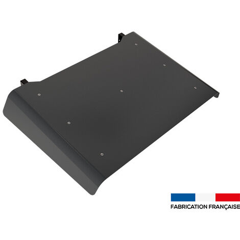 Cache climatisation gris anthracite – Protection murale pour unités jusqu'à l 930 x L 696 – Résistant aux intempéries et UV