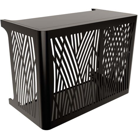 Cache climatisation OUTSTEEL ENSEMBLE BROUSSE MURAL M Noir foncé