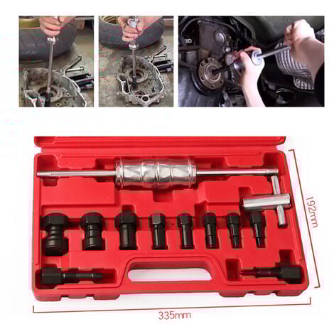 Ensemble de 12 outils d'extraction de roulements à billes pour réparation manuelle, extracteur de roulements, outils de démontage de roulements, extracteur de roulements, outil de démontage de voiture