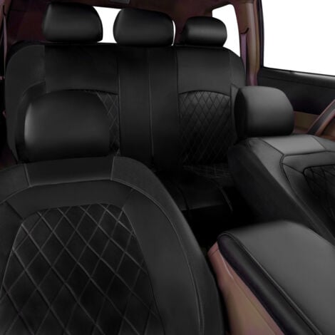 9 pièces housse de siège de voiture en cuir PU universel protecteur de siège ensemble complet Automobile intérieur accessoires pour voiture SUV véhicule