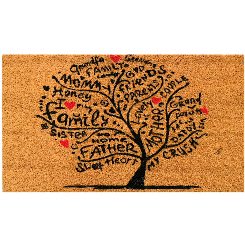 PAILLASSON COCO ARBOL VIDA 40x70CM